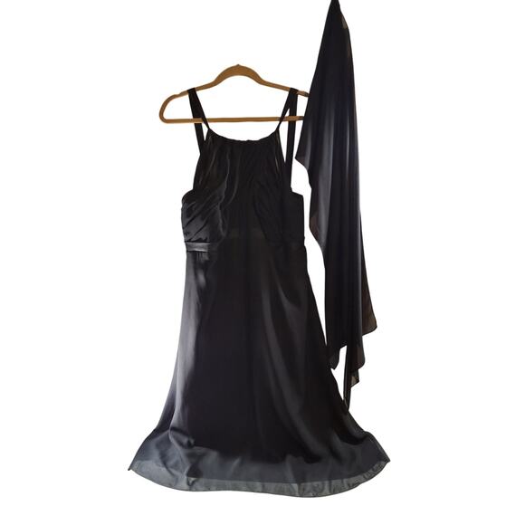 JORDAN BLACK DRESS WITH SCARF. SZ 18 WOMENS - Picture 1 of 7